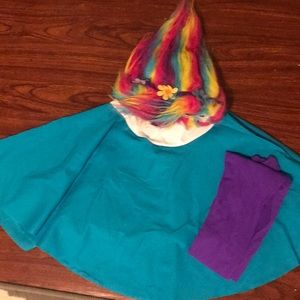 Disney Trolls Rainbow Poppy Halloween Costume